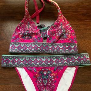 2-Piece Set Bikini, Boho Print